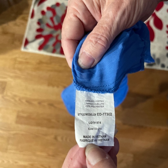 Accordion Style Dressy Blouse With Camisole - Picture 7 of 7